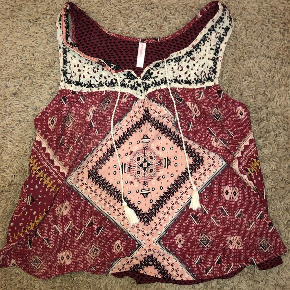 Tank sleeved blouse